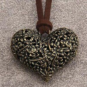 Bohemian Women's Leather Long Pendant Necklace Retro Boho